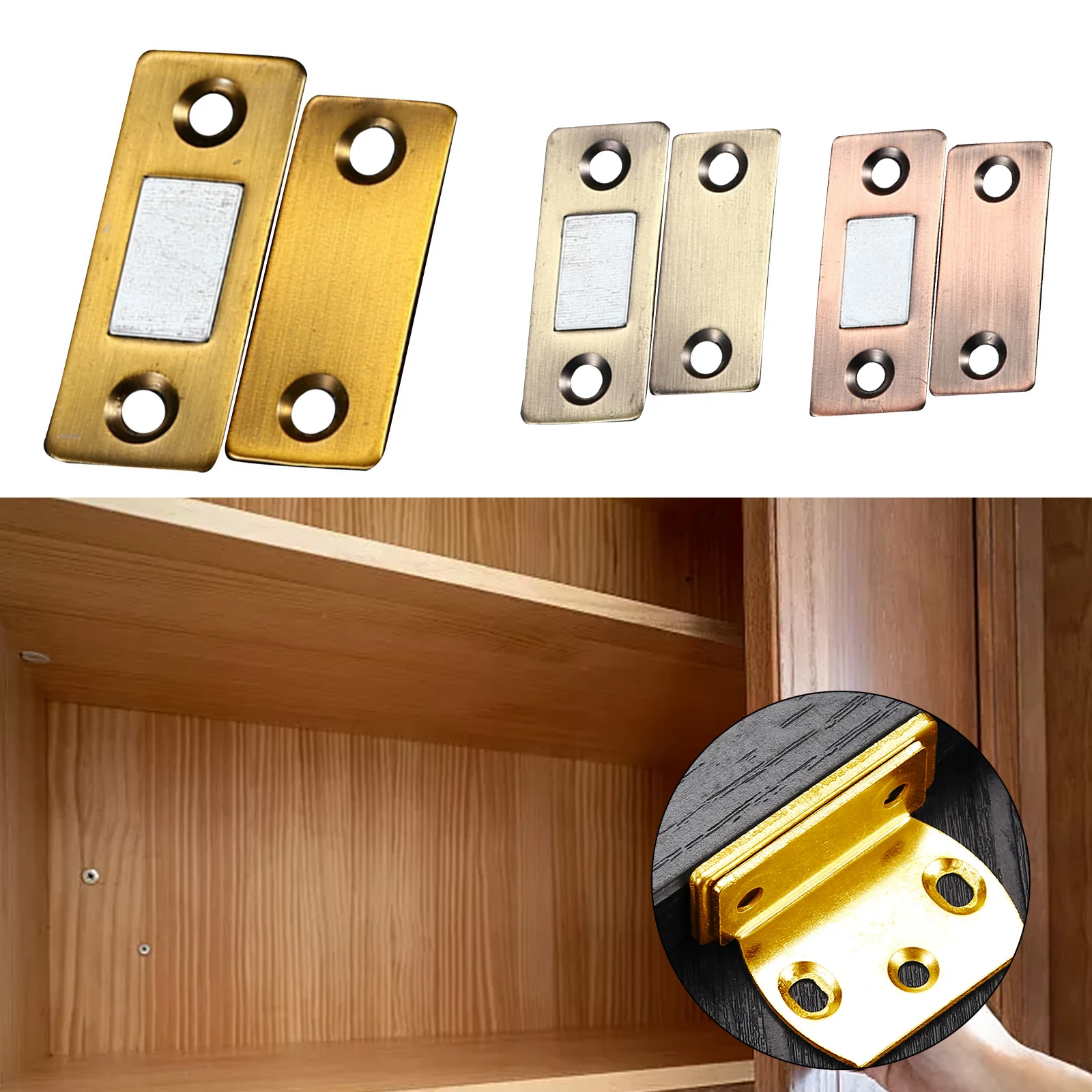 1 Set Magnetic Cabinet Catches Magnet Door Stops Invisible Door Closer With Screws For Closet Cupboard Drawer Furniture Hardware
1 Set Magnetic Cabinet Catches Magnet Door Stops Invisible Door Closer With Screws For Closet Cupboard Drawer Furniture Hardware