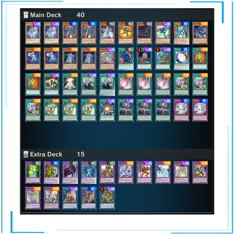 YUGIOH DIY Card Master Duel Board Game Yugioh Cards Neo Spacian Deck English Japanese Playing Card Game Not ORIGINAL 55 Pcs
YUGIOH DIY Card Master Duel Board Game Yugioh Cards Neo Spacian Deck English Japanese Playing Card Game Not ORIGINAL 55 Pcs