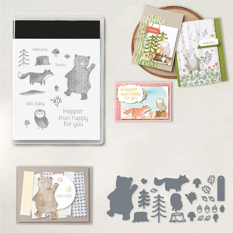 New Arrival Animals 2022 Metal Cutting Dies and Clear Stamps DIY Scrapbooking Card Paper Crafts Making Photo Album Decor
New Arrival Animals 2022 Metal Cutting Dies and Clear Stamps DIY Scrapbooking Card Paper Crafts Making Photo Album Decor