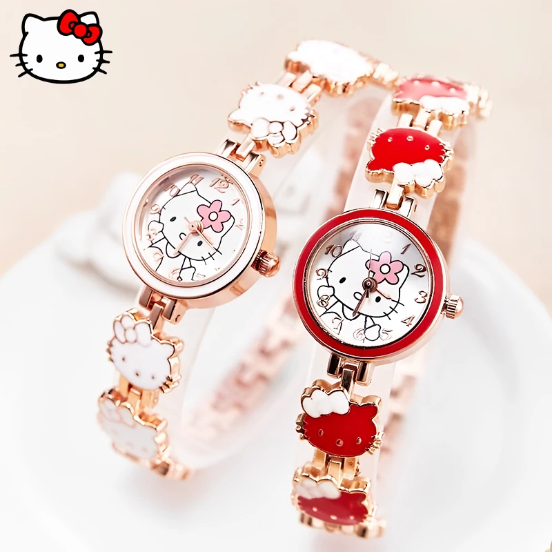 Sanrio HelloKitty Fashion Watch Kawaii Anime Girls Children's Gift Anime Doll Luminous Sports Watch Leisure Only Bracelet Toy
Sanrio HelloKitty Fashion Watch Kawaii Anime Girls Children's Gift Anime Doll Luminous Sports Watch Leisure Only Bracelet Toy