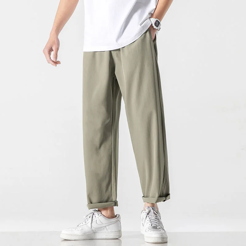 Summer Thin Casual Pants Men Fashion Loose Ice Silk Pants Mens Japanese Streetwear Straight Pants Mens Trousers Plus Size M-5XL
Summer Thin Casual Pants Men Fashion Loose Ice Silk Pants Mens Japanese Streetwear Straight Pants Mens Trousers Plus Size M-5XL