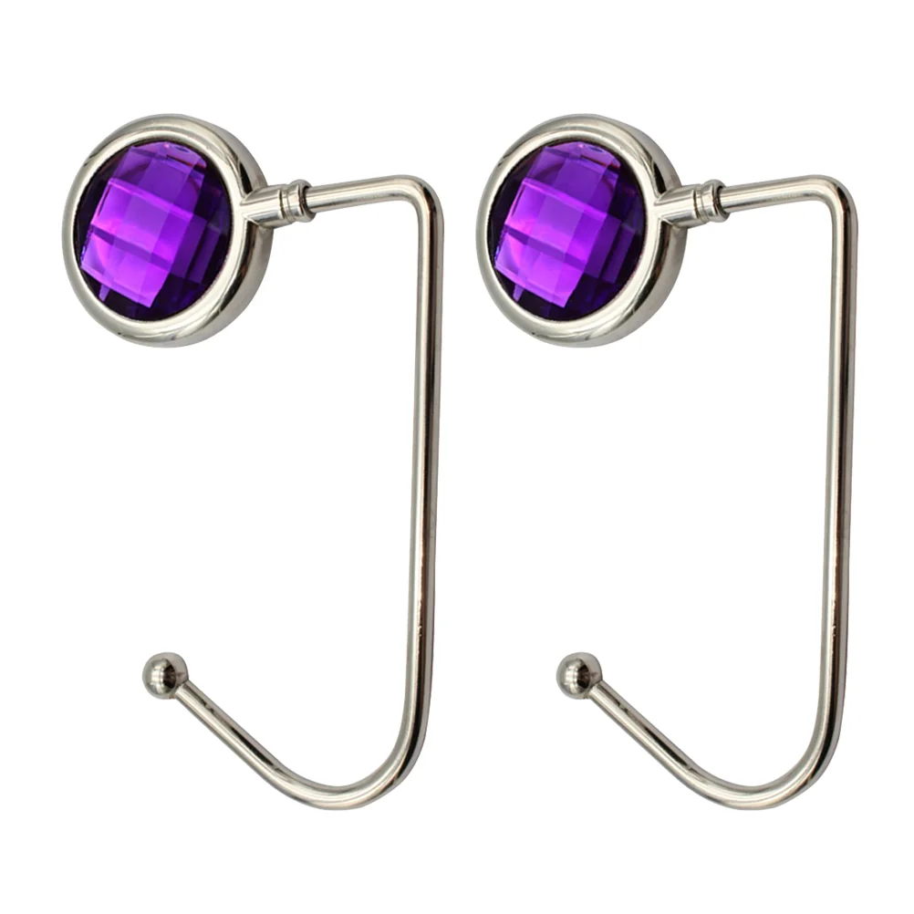 2 Pcs Tableside Bag Hook Crystal Purse Bookbag Metal Clothing Rack Backpack Handbag Desk Holder
2 Pcs Tableside Bag Hook Crystal Purse Bookbag Metal Clothing Rack Backpack Handbag Desk Holder