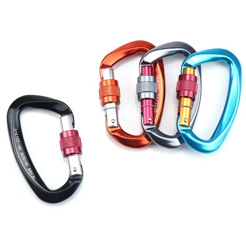 25KN Professional Climbing Carabiner D Shape Climbing Buckle Lock Security Safety Lock Outdoor Climbing Equipment Accessories
25KN Professional Climbing Carabiner D Shape Climbing Buckle Lock Security Safety Lock Outdoor Climbing Equipment Accessories