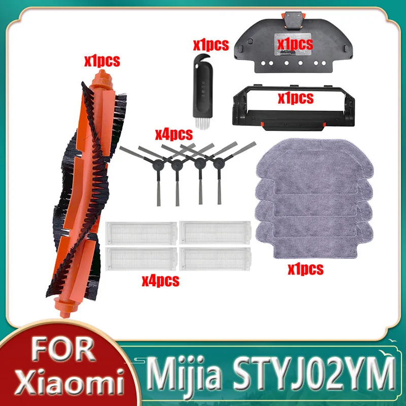 For Xiaomi Mijia Pro STYJ02YM Sweeping Robot Vacuum Cleaner AccessoriesReplacement MainSide Brush HEPA Filter Washable Mop Cloth
For Xiaomi Mijia Pro STYJ02YM Sweeping Robot Vacuum Cleaner AccessoriesReplacement MainSide Brush HEPA Filter Washable Mop Cloth