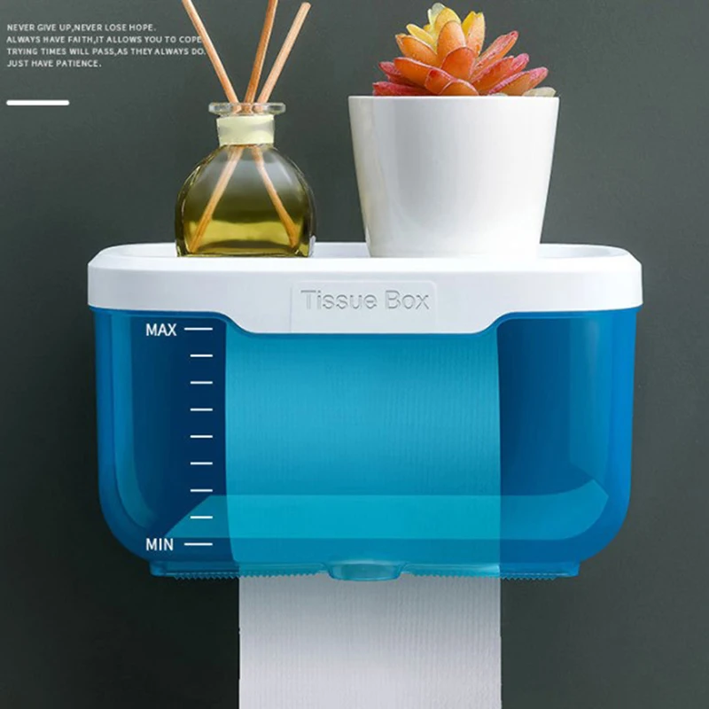 Wall Mount Bathroom Tissue Storage Box Punch-Free Home Supplies Phone Rack Case Toilet Roll Holder Waterproof Shelf Organizer
Wall Mount Bathroom Tissue Storage Box Punch-Free Home Supplies Phone Rack Case Toilet Roll Holder Waterproof Shelf Organizer