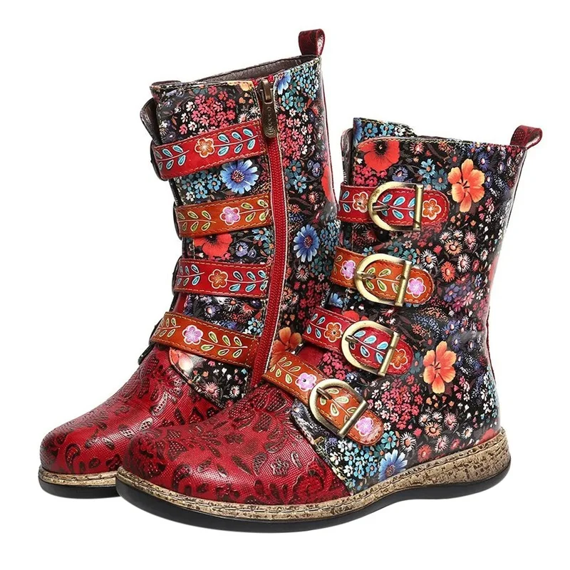 Size 43 Woman Boots Shoes Western Cowboy Style Europe and Handsome Retro Small Ladies Floral Winter Booties Botas De Mujer
Size 43 Woman Boots Shoes Western Cowboy Style Europe and Handsome Retro Small Ladies Floral Winter Booties Botas De Mujer
