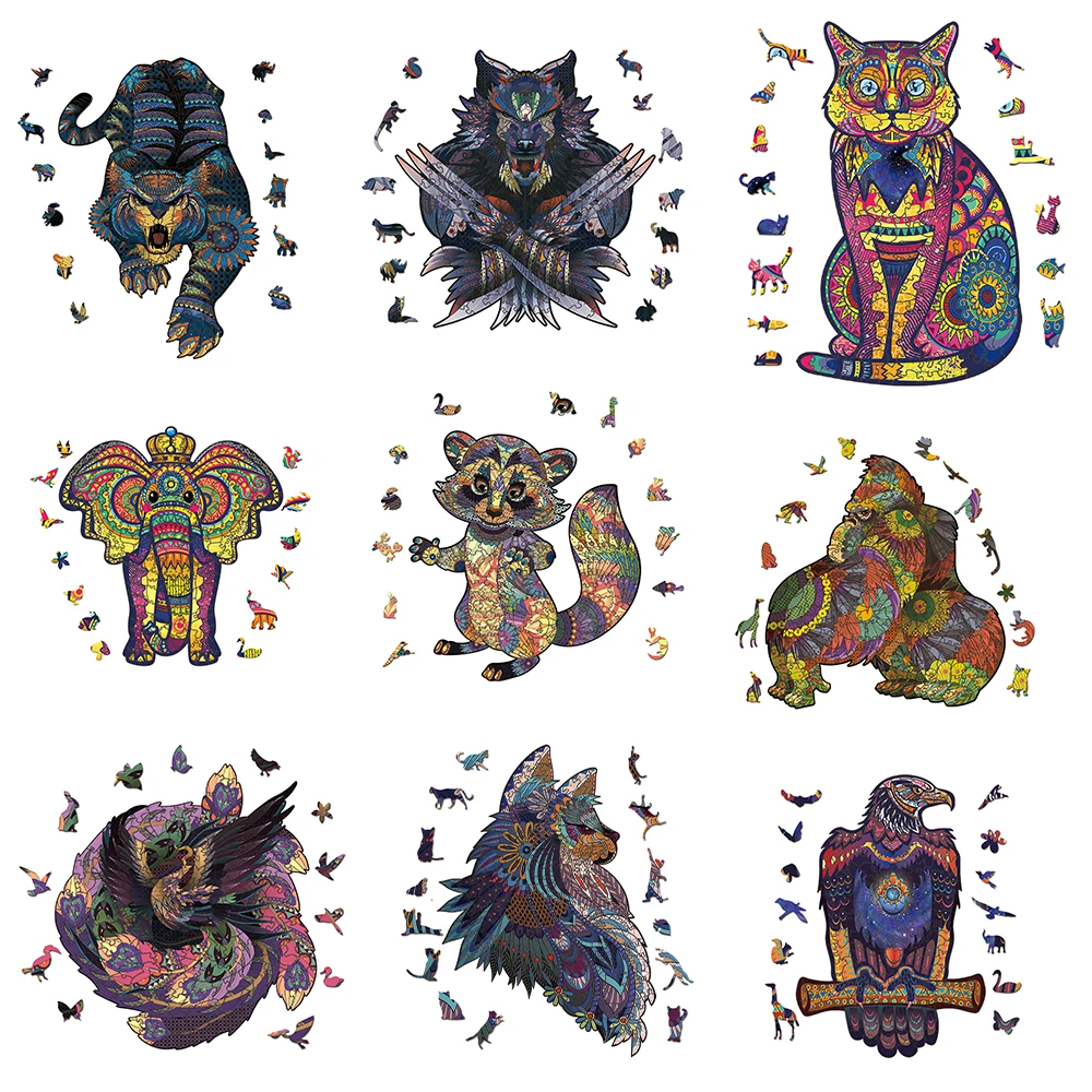 A3 Size Animal King Series 3D Animal Wooden Puzzle Educational Toys 26 Color Gift Wooden Jigsaw Puzzle Bald Eagle Educational
A3 Size Animal King Series 3D Animal Wooden Puzzle Educational Toys 26 Color Gift Wooden Jigsaw Puzzle Bald Eagle Educational