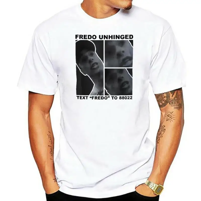 Свободная футболка Fredo, мужская и женская одежда больших размеров, футболка 
Свободная футболка Fredo, мужская и женская одежда больших размеров, футболка