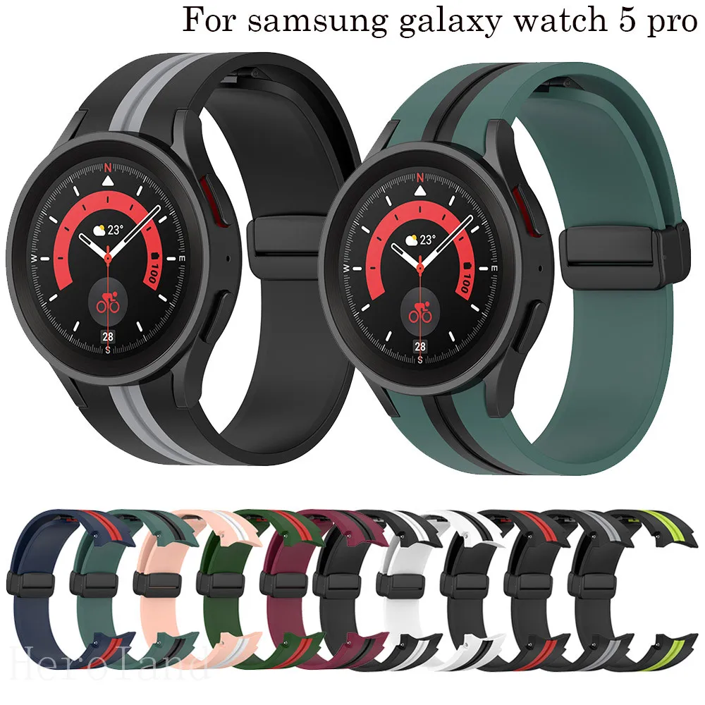 Strap Band For Samsung Galaxy Watch 5 pro Watchband For Galaxy Watch5 40mm 44mm Bracelet Magnetic Buckle 20mm Silicone Wristband
Strap Band For Samsung Galaxy Watch 5 pro Watchband For Galaxy Watch5 40mm 44mm Bracelet Magnetic Buckle 20mm Silicone Wristband
