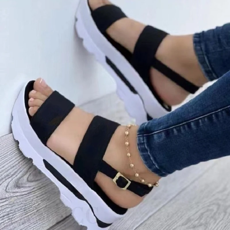 Women Sandals 2022 New Heels Woman Platform Wedges Shoes Ladies Summer Sandals Buckle Non-slip Beach Sandals Plus Size 35~43
Women Sandals 2022 New Heels Woman Platform Wedges Shoes Ladies Summer Sandals Buckle Non-slip Beach Sandals Plus Size 35~43