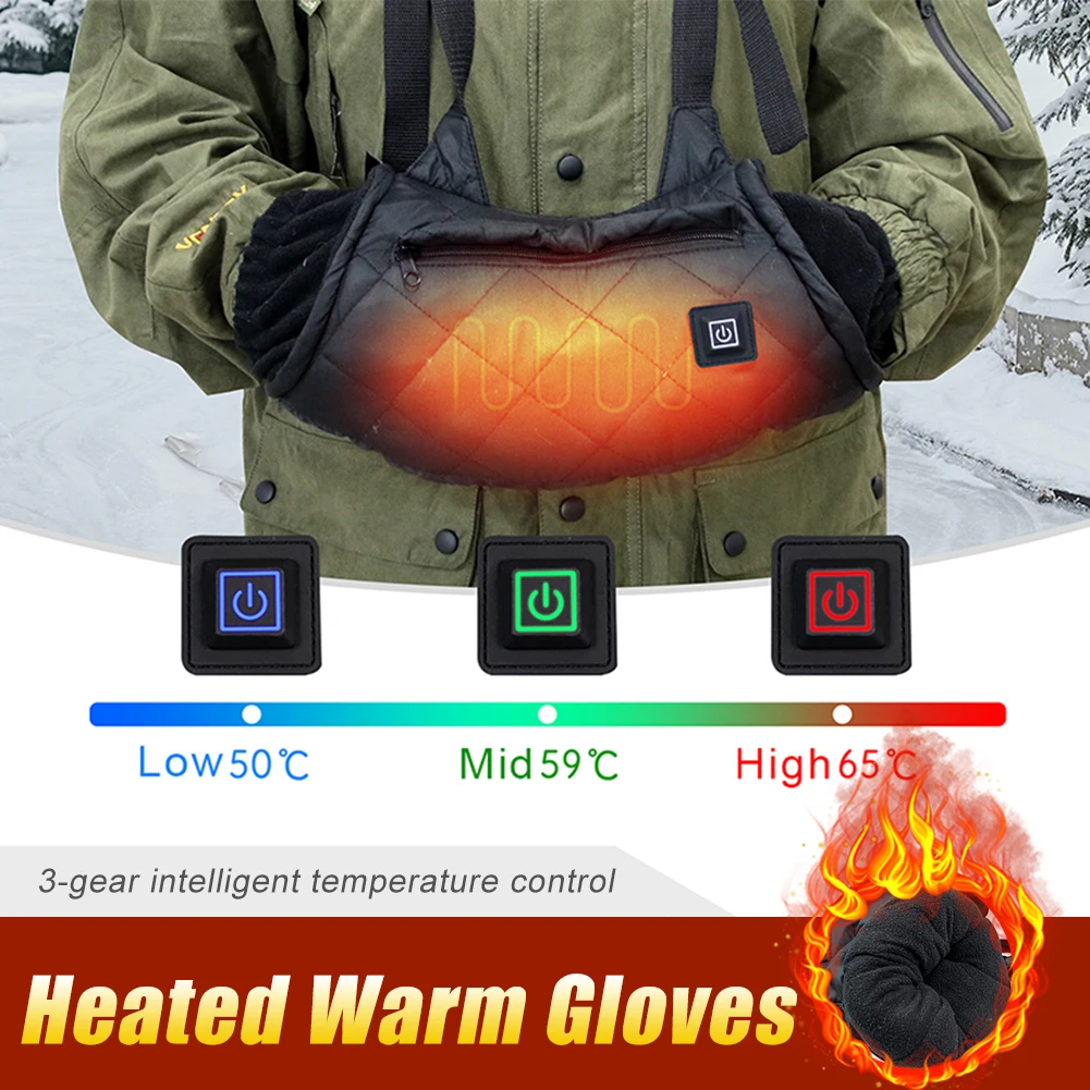 Electric Heated Hand Warmer Fast Heating Thermal Glove Waist Bag Three Gear Adjusting Winter Intelligent Heating Outdoor Gloves
Electric Heated Hand Warmer Fast Heating Thermal Glove Waist Bag Three Gear Adjusting Winter Intelligent Heating Outdoor Gloves