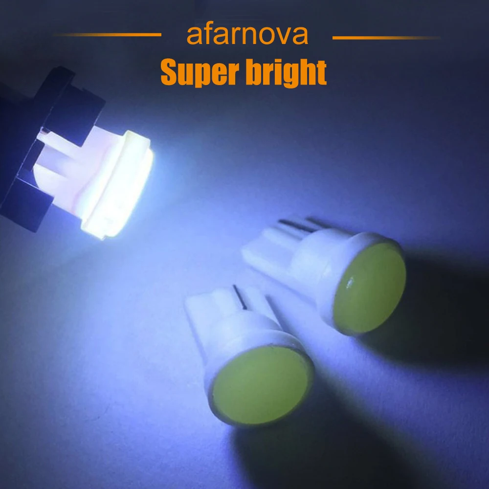 10x T10 COB Car Interior LED W5W 168 Wedge License Plate Light Instrument Side Front Backup Door Turn Signal Lamp 12V Trunk Bulb
10x T10 COB Car Interior LED W5W 168 Wedge License Plate Light Instrument Side Front Backup Door Turn Signal Lamp 12V Trunk Bulb