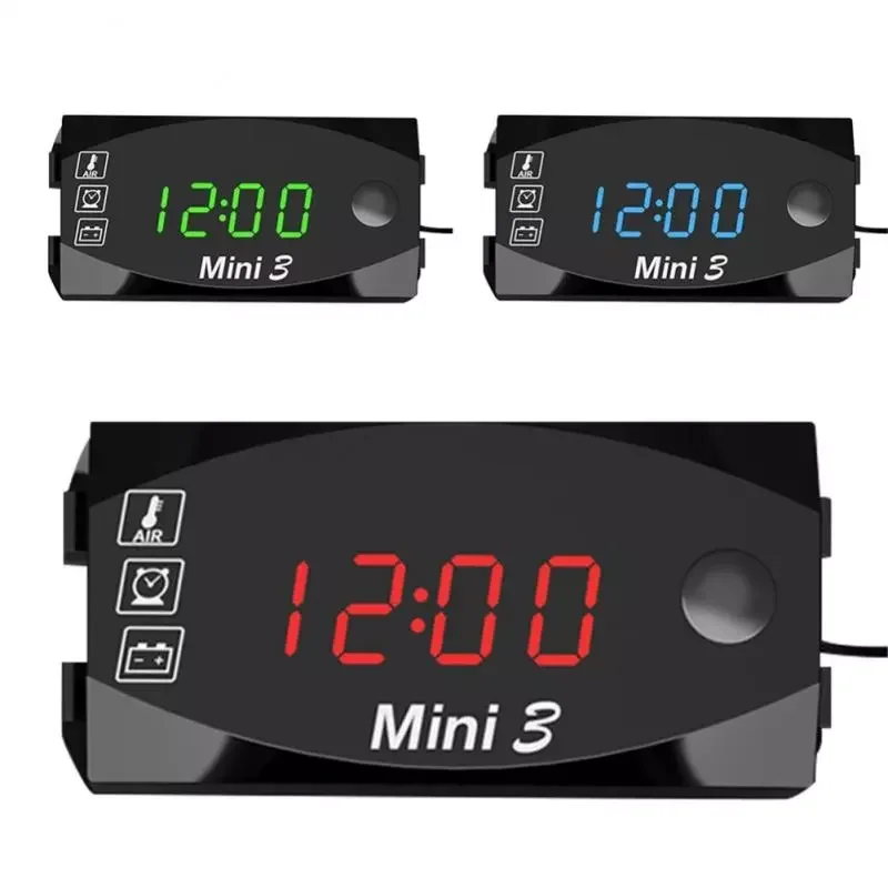 Universal Motorcycle LCD Digital Clock Voltmeter Thermometer Instrument For KOSO Racing Scooter Motorcycle Accessories
Universal Motorcycle LCD Digital Clock Voltmeter Thermometer Instrument For KOSO Racing Scooter Motorcycle Accessories
