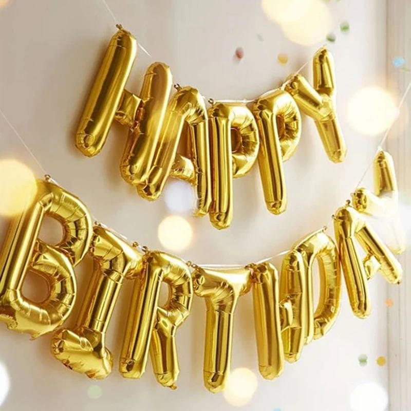 42Pcs Golden Balloon Set Happy Birthday Decoration Party Backdrop Heart Star Confetti Helium Air Ball Globos Birthday Supplies
42Pcs Golden Balloon Set Happy Birthday Decoration Party Backdrop Heart Star Confetti Helium Air Ball Globos Birthday Supplies