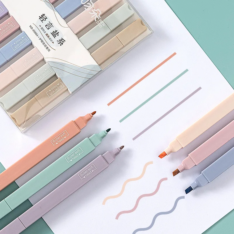 24pcs Light Morandi color fluorescent pen set light color soft head fluorescent marker student key hand account pen
24pcs Light Morandi color fluorescent pen set light color soft head fluorescent marker student key hand account pen