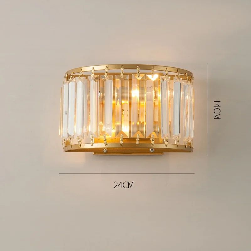 New Hot Sale Modern Crystal LED Wall Lamps Wall Sconce Creative Staircase Bedroom Living Room Background Wall Decor Wall Light
New Hot Sale Modern Crystal LED Wall Lamps Wall Sconce Creative Staircase Bedroom Living Room Background Wall Decor Wall Light