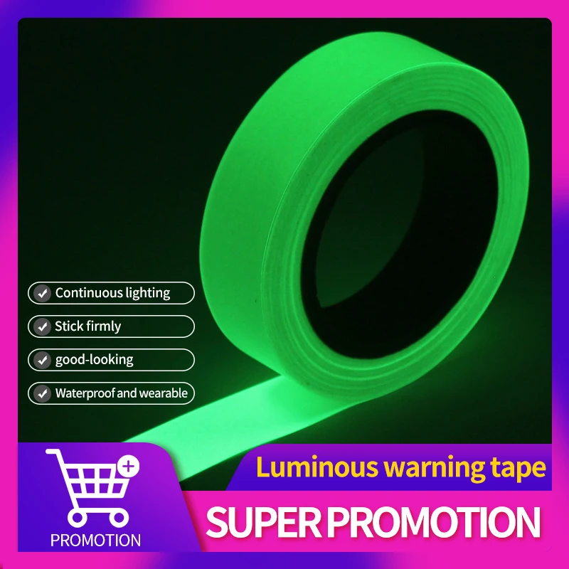 2CM*3Meters Glow Sticker Slight-emitting Tape Green Warning Ground Light-storing Stair Stickers Reflective decoração para casa
2CM*3Meters Glow Sticker Slight-emitting Tape Green Warning Ground Light-storing Stair Stickers Reflective decoração para casa