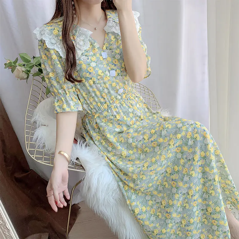 Dress Women Lace Floral Midi Maxi Romance Retro Loose A-line French Holiday Female All-match Trendy Plus Size 3XL Casual Elegant
Dress Women Lace Floral Midi Maxi Romance Retro Loose A-line French Holiday Female All-match Trendy Plus Size 3XL Casual Elegant