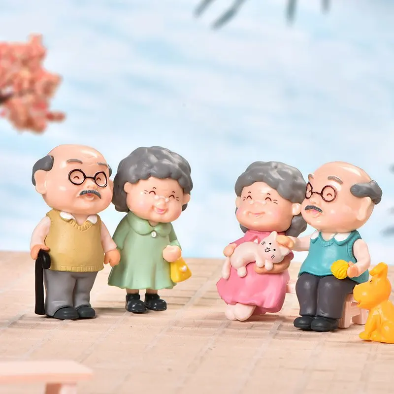 1 Pair Mini Grandpa Grandma Couple Figurines Micro Landscape Crafts Fairy Dollhouse Ornaments Home Room Garden Moss Decoration
1 Pair Mini Grandpa Grandma Couple Figurines Micro Landscape Crafts Fairy Dollhouse Ornaments Home Room Garden Moss Decoration