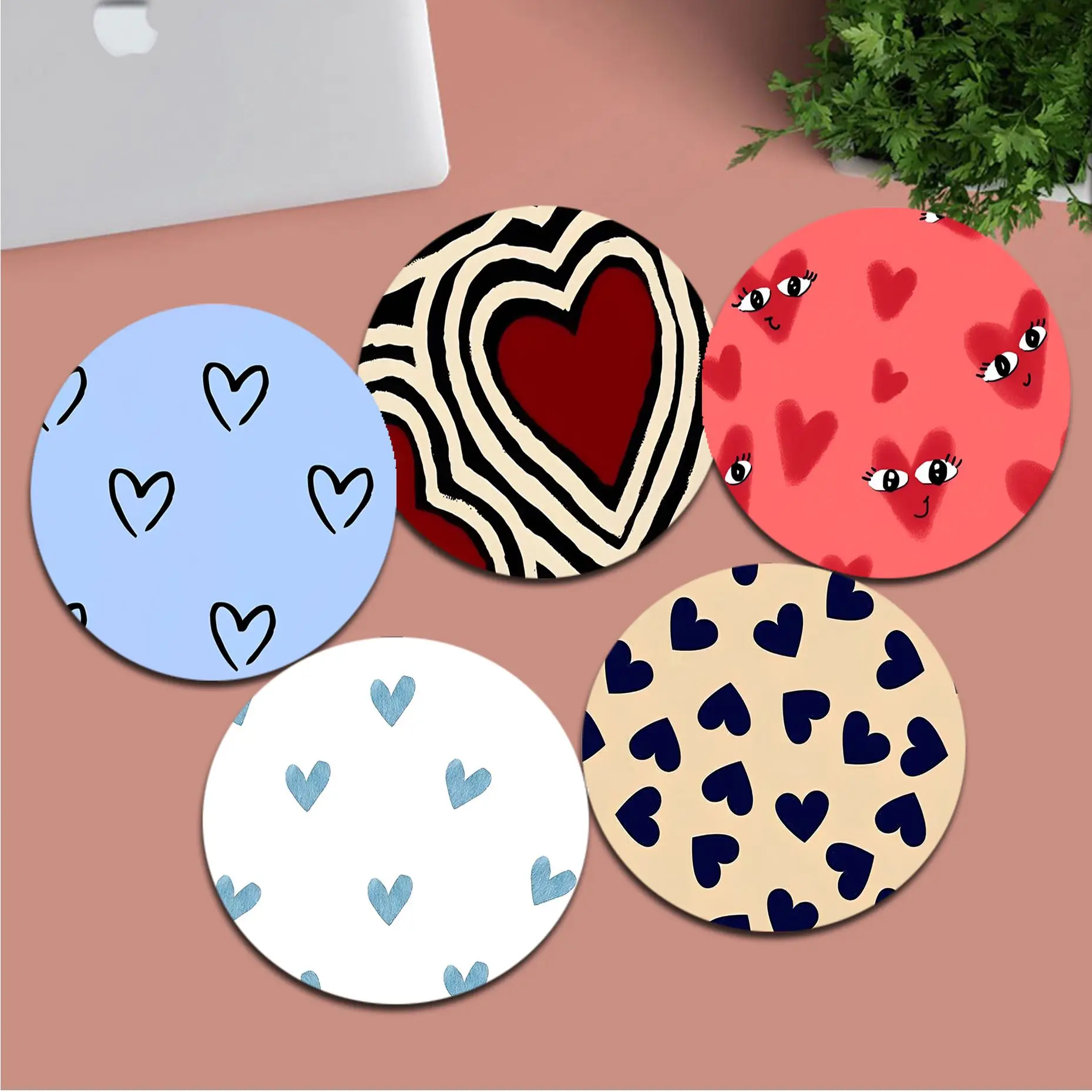 Heart Love Round Custom Skin Office Student Gaming Thickened Writing Pad Non-slip Cushion Mouse Pad For PC Computer Table
Heart Love Round Custom Skin Office Student Gaming Thickened Writing Pad Non-slip Cushion Mouse Pad For PC Computer Table