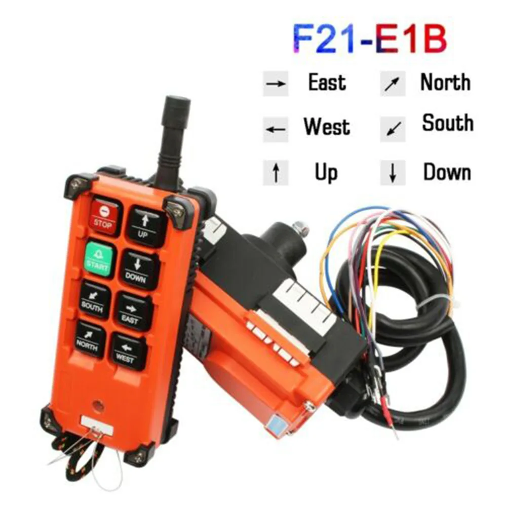 F21-E1B 6 Channel Single Speed Wireless Radio Industrial Remote Controller For Asterisk Toggle Normal Non-interlocking
F21-E1B 6 Channel Single Speed Wireless Radio Industrial Remote Controller For Asterisk Toggle Normal Non-interlocking