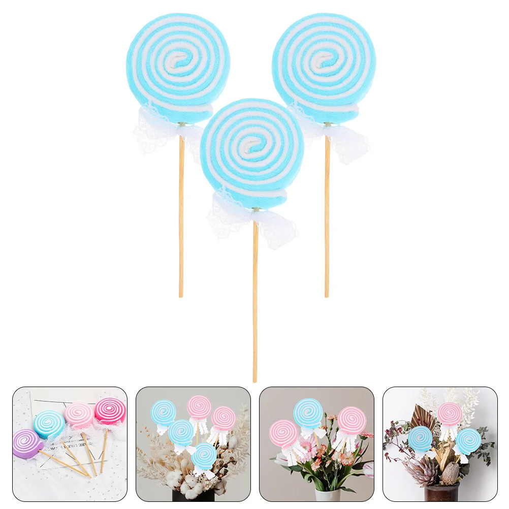3 Pcs Lollipop Fake Props Decor Simulation Food Decorate Adornment Model Wool Felt Photography
3 Pcs Lollipop Fake Props Decor Simulation Food Decorate Adornment Model Wool Felt Photography