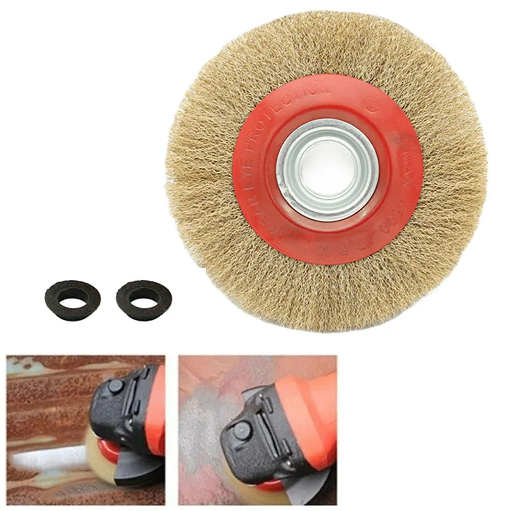125*20mm Wire Wheel Brush Burring Cleaning Copper Crimped Drill Electric Grinder Flat For Rust Removal Plating
125*20mm Wire Wheel Brush Burring Cleaning Copper Crimped Drill Electric Grinder Flat For Rust Removal Plating
