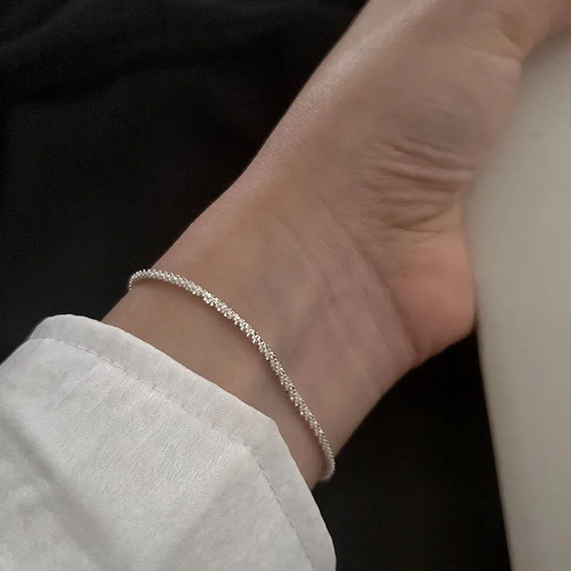 Silver Bracelet For Women Fashion Korean Designer Simple Sky Sparkling Star Bracelet
Silver Bracelet For Women Fashion Korean Designer Simple Sky Sparkling Star Bracelet