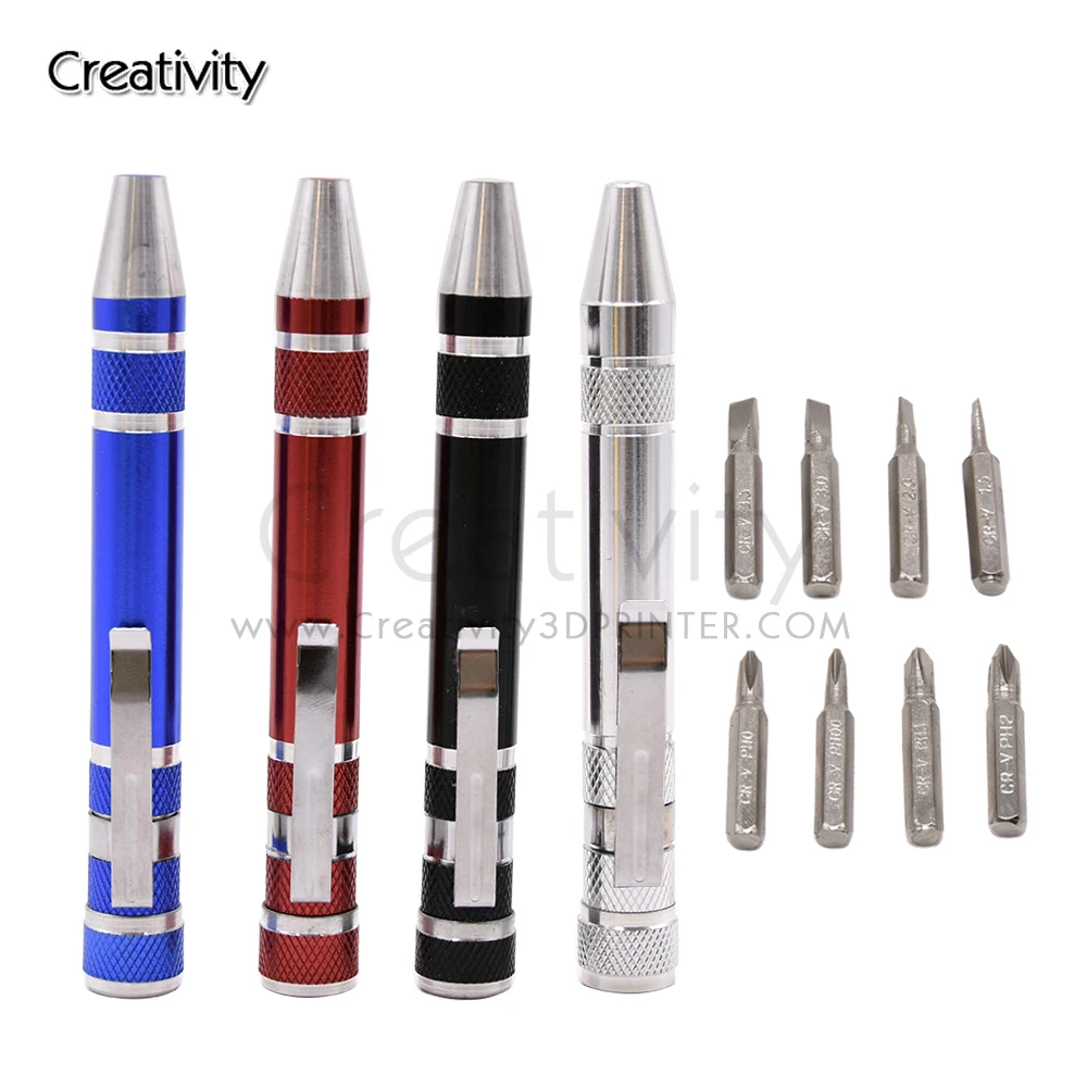Multifunction 8 In 1 Aluminum Precision Pen Mini Screw Driver Repair Tools Kit for Cell Phone Hand Tool Set DIY Tool
Multifunction 8 In 1 Aluminum Precision Pen Mini Screw Driver Repair Tools Kit for Cell Phone Hand Tool Set DIY Tool