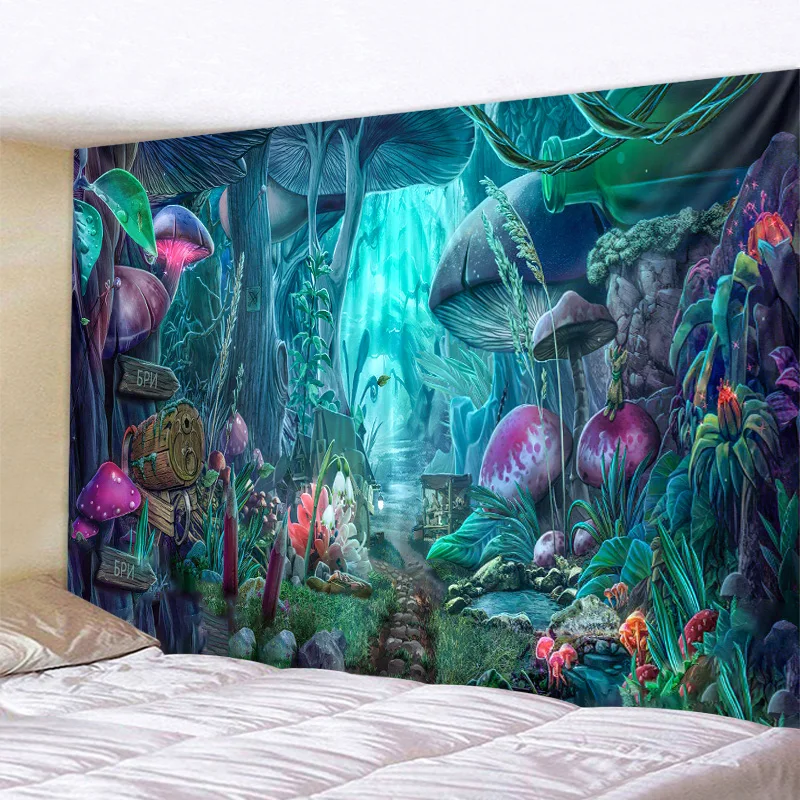 3DTrippy, гобелен с рисунком грибов, хиппи, красочное искусство, Настенная подвеска, богемное украшение комнаты, 8 размеров
3DTrippy, гобелен с рисунком грибов, хиппи, красочное искусство, Настенная подвеска, богемное украшение комнаты, 8 размеров