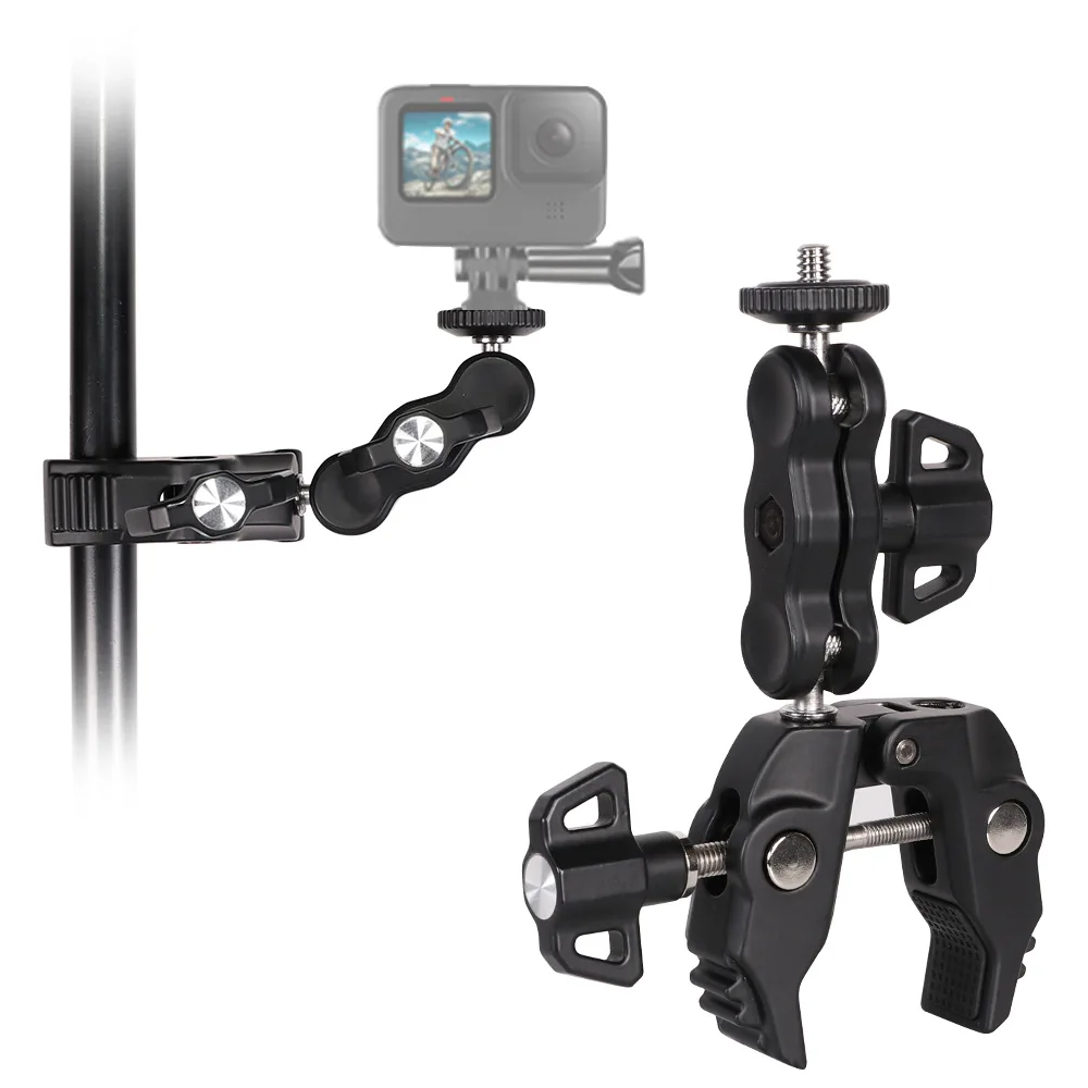 Metal Super Clamp Car Interior Accessories 360 Ball Head Arm Locking Clip With 1/4" 3/8" Hole Dslr Mobile Camera Monitor Led
Metal Super Clamp Car Interior Accessories 360 Ball Head Arm Locking Clip With 1/4" 3/8" Hole Dslr Mobile Camera Monitor Led