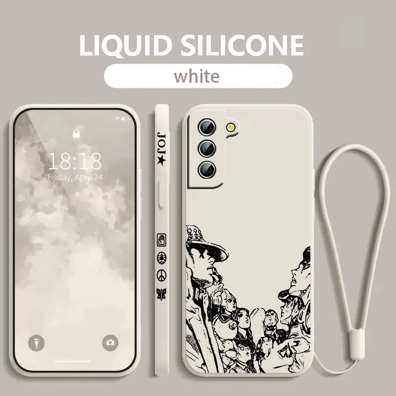 JoJo's Bizarre Adventure Samsung Phone Case For Galaxy S23 S22 S21 S20 Pro FE Note 20 Plus Ultra Liquid Left Rope Cover
JoJo's Bizarre Adventure Samsung Phone Case For Galaxy S23 S22 S21 S20 Pro FE Note 20 Plus Ultra Liquid Left Rope Cover
