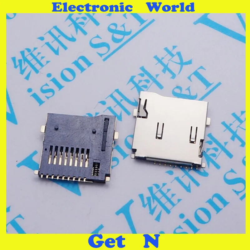 200 шт. высококачественный Разъем для карты Micro SD TF T-Flash держатель для карт Tray
200 шт. высококачественный Разъем для карты Micro SD TF T-Flash держатель для карт Tray