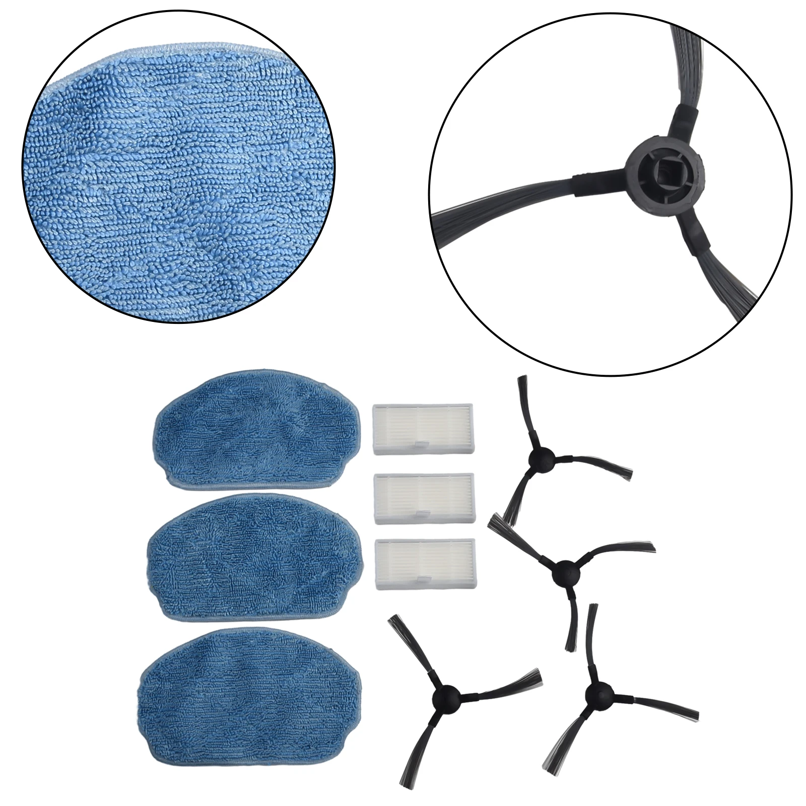 Bathroom Mop Cloths Household Supplies For Cecotec For Conga Robot Vacuum 3*Filters 4*Side Brushes Cleanerreduce
Bathroom Mop Cloths Household Supplies For Cecotec For Conga Robot Vacuum 3*Filters 4*Side Brushes Cleanerreduce