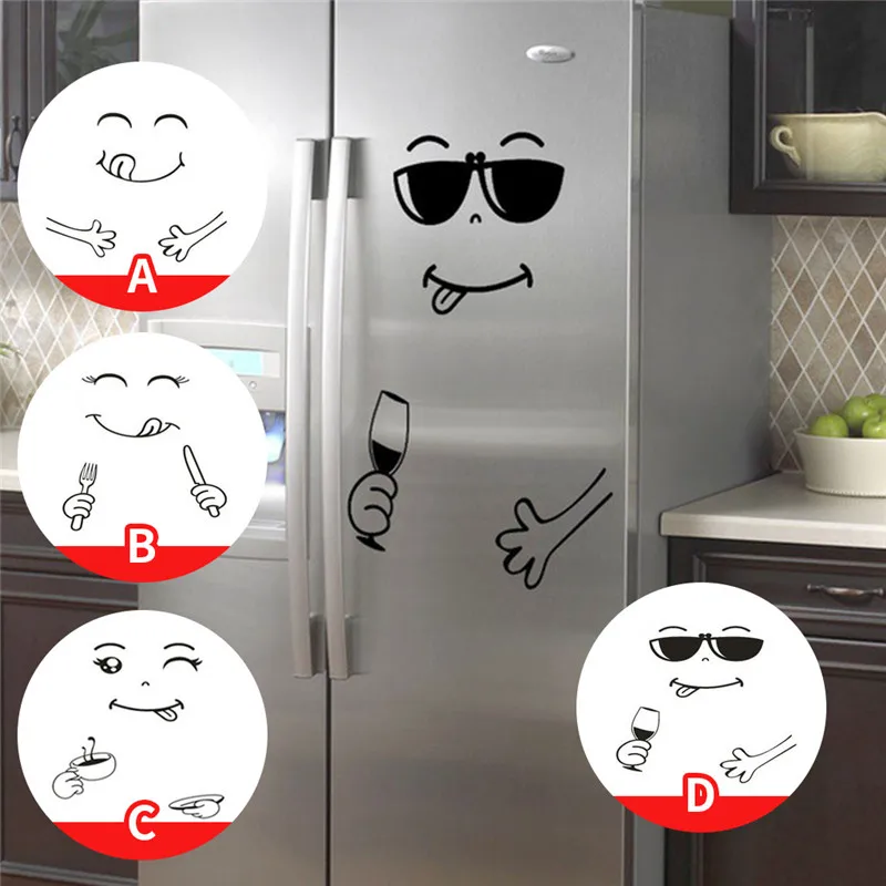 Smiley Refrigerator Sticker Funny Fridge Decorative Wall Sticker DIY Home Landscaping Design PVC Waterproof Quality Upgrade
Smiley Refrigerator Sticker Funny Fridge Decorative Wall Sticker DIY Home Landscaping Design PVC Waterproof Quality Upgrade