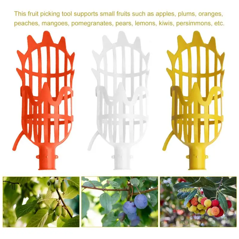 

Портативная садовая корзина для сбора фруктов, пластиковая корзина для сбора фруктов на высоте, садовые инструменты для сбора фруктов