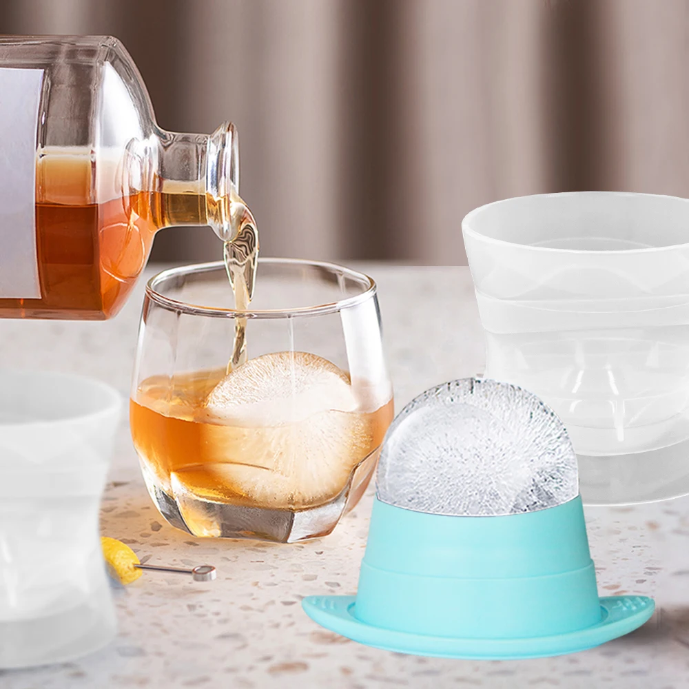 Silicone Sphere Ice Cube Mold Kitchen Stackable Slow Melting DIY Ice Ball Round Jelly Making Mould For Cocktail Whiskey Drink
Silicone Sphere Ice Cube Mold Kitchen Stackable Slow Melting DIY Ice Ball Round Jelly Making Mould For Cocktail Whiskey Drink
