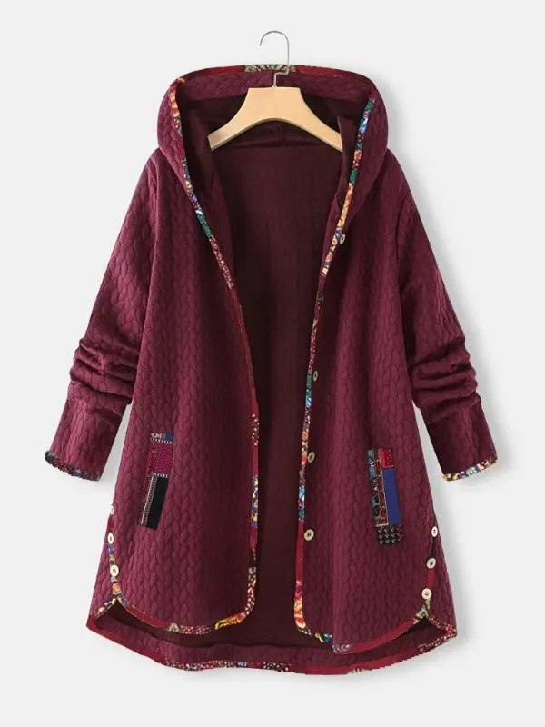 Autumn Winter Women Hooded Padded Jacket Plus Size Parka Keep Warm Women's Winter Coat Loose Printing Retro Casual Jacket New
Autumn Winter Women Hooded Padded Jacket Plus Size Parka Keep Warm Women's Winter Coat Loose Printing Retro Casual Jacket New