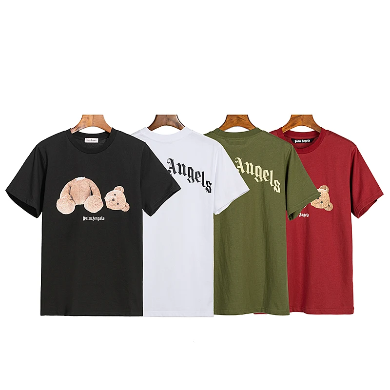 Palm Angels 22SS Men Women Loose T-Shirt Cartoon Little Bear Couples Fashion Casual Round Neck T-Shirt Cotton Casual T-Shirt
Palm Angels 22SS Men Women Loose T-Shirt Cartoon Little Bear Couples Fashion Casual Round Neck T-Shirt Cotton Casual T-Shirt