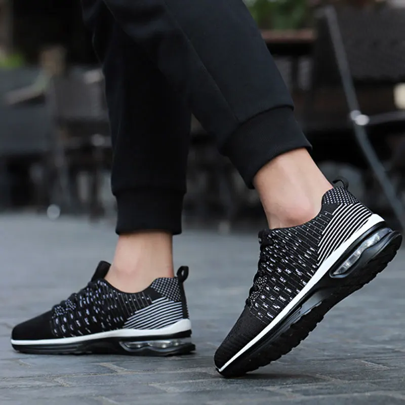 Men Running Shoes Light Men's Sports Shoes Breathable Air Cushioned Large Size Sneakers Men Couple Jogging Non-slip Casual Shoes
Men Running Shoes Light Men's Sports Shoes Breathable Air Cushioned Large Size Sneakers Men Couple Jogging Non-slip Casual Shoes