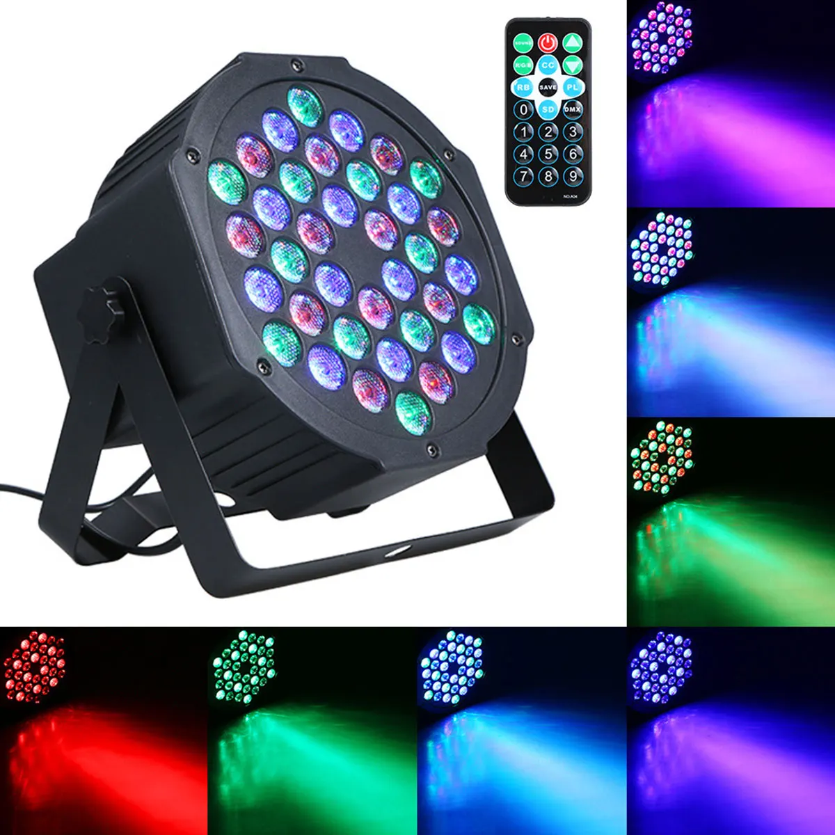 36 LED Party Stage Lights 7 Lighting Modes DJ Strobe Lighting RGB Colourful Stage Lamp With Remote Control DJ Par Party Lamp
36 LED Party Stage Lights 7 Lighting Modes DJ Strobe Lighting RGB Colourful Stage Lamp With Remote Control DJ Par Party Lamp