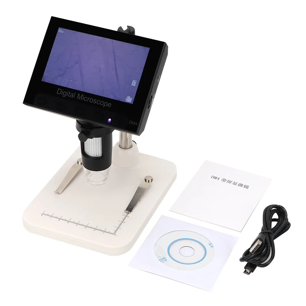 4.3" 1000X HD LCD Monitor Electronic Digital Video Microscope LED Magnifier Tool 1000x
4.3" 1000X HD LCD Monitor Electronic Digital Video Microscope LED Magnifier Tool 1000x