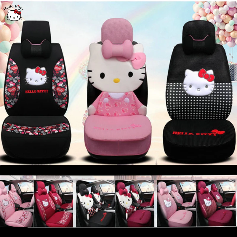 Hello Kitty Car Cushion Universal Cartoon Anime Cute All Inclusive Ice Silk Decorate Accessories Soft Comfortable Life Supplies 
Hello Kitty Car Cushion Universal Cartoon Anime Cute All Inclusive Ice Silk Decorate Accessories Soft Comfortable Life Supplies