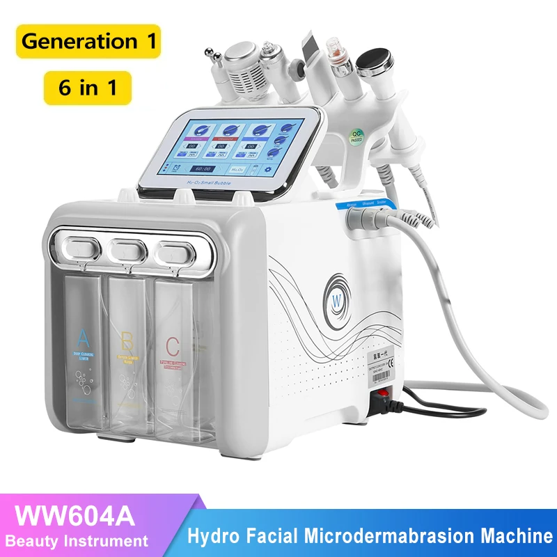 New 6 in 1 H2-O2 Small Bubble Beauty Instrument Hydro Facial Microdermabrasion Machine Water Dermabrasion Beauty Machine 
New 6 in 1 H2-O2 Small Bubble Beauty Instrument Hydro Facial Microdermabrasion Machine Water Dermabrasion Beauty Machine