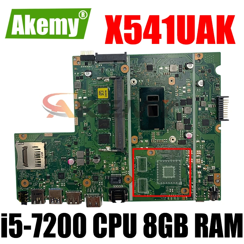 X541UAK i5-7200 CPU 8GB RAM материнская плата REV 2,0 для ASUS X541UVK X541UA X541UAK Материнская плата ноутбука 100% протестирована
X541UAK i5-7200 CPU 8GB RAM материнская плата REV 2,0 для ASUS X541UVK X541UA X541UAK Материнская плата ноутбука 100% протестирована
