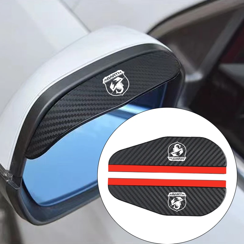 2x Car Rearview Mirror Rain Eyebrow Protector Rain Sticker for Abarth Fiat 595 500 124 spider Shade Cover Protector Weatherstrip
2x Car Rearview Mirror Rain Eyebrow Protector Rain Sticker for Abarth Fiat 595 500 124 spider Shade Cover Protector Weatherstrip
