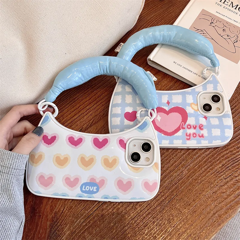 Creative Color Check Love Handbag Phone Case Cover for IPhone 14 Plus 11 12 13 14 Pro Max Shockproof Cases for IPhone 14 Case
Creative Color Check Love Handbag Phone Case Cover for IPhone 14 Plus 11 12 13 14 Pro Max Shockproof Cases for IPhone 14 Case