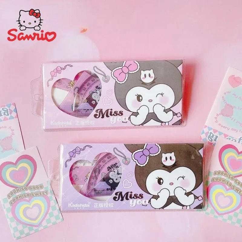 Sanrio animation cartoon student triangle plate protractor wave pattern ruler drawing measurement learning set ruler wholesale
Sanrio animation cartoon student triangle plate protractor wave pattern ruler drawing measurement learning set ruler wholesale