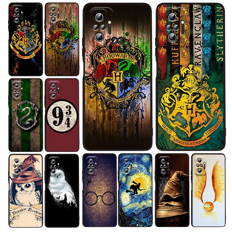 Logo Art Potters Wand Harries Phone Case For Xiaomi Redmi Note 12 11E 11S 11 11T 10 10S 9 9T 9S 8T 8 Pro Plus 5G Black TPU Funda
Logo Art Potters Wand Harries Phone Case For Xiaomi Redmi Note 12 11E 11S 11 11T 10 10S 9 9T 9S 8T 8 Pro Plus 5G Black TPU Funda