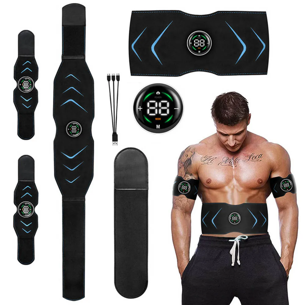 EMS Abdominal Muscle Stimulator Belt Electrostimulator Toner Abs Trainer Toning Belt Fitness Exercise Workout Home Gym Equipment
EMS Abdominal Muscle Stimulator Belt Electrostimulator Toner Abs Trainer Toning Belt Fitness Exercise Workout Home Gym Equipment